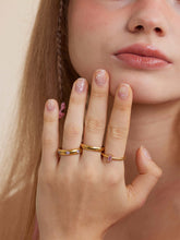 wearing Pink Bubble Rings